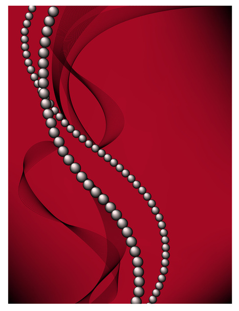 Perles noires - Vecteur, image