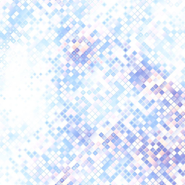 Abstract digital fractal pattern. Square mosaic art pattern. - Photo, Image