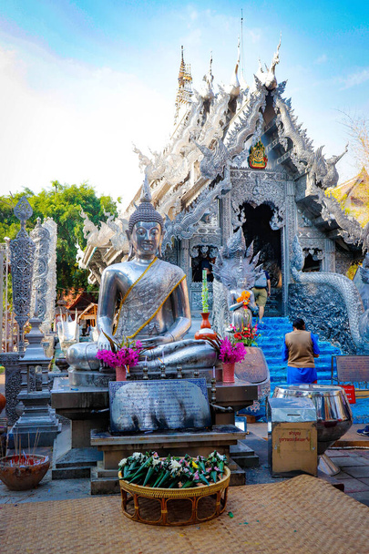 Silver Temple in Chiang Rai, Thailand - Foto, immagini
