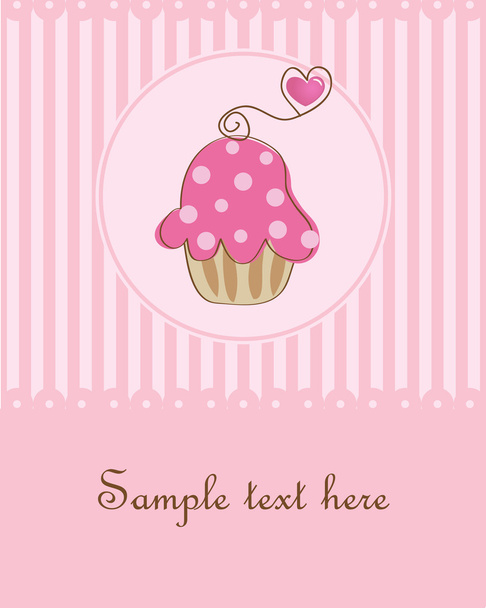 Cupcake. - Vetor, Imagem