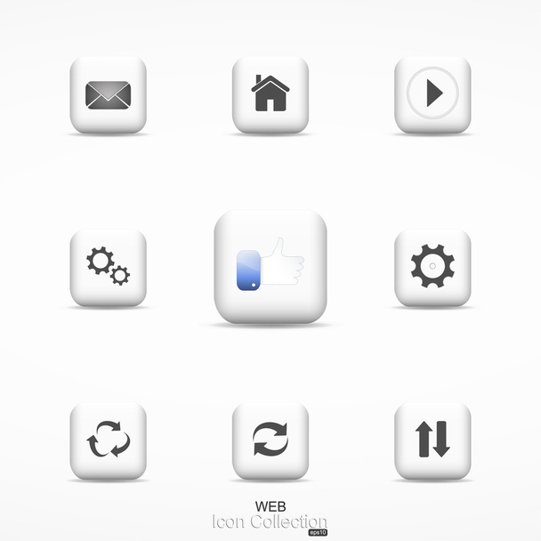 Web icon collection. - Vector, Image