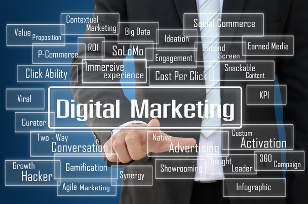 Conceito de marketing digital - Foto, Imagem