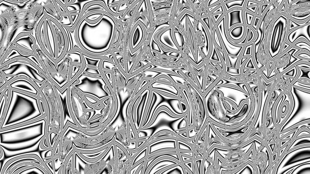 Modèle fractal numérique abstrait. Image abstraite de la technologie futuriste. Fond horizontal avec rapport d'aspect 16 : 9 - Photo, image