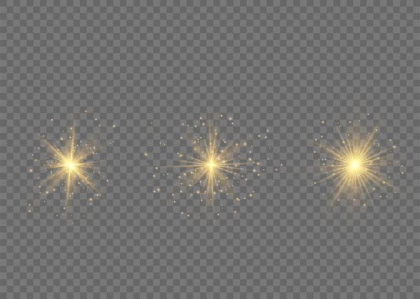 Set bright Star.  - Vector, Image