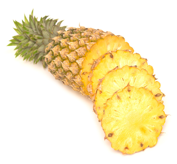 reife Ananas isoliert auf weiß - Foto, Bild