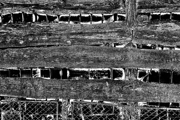 Fundo de madeira abstrato. Tons preto e branco  - Foto, Imagem