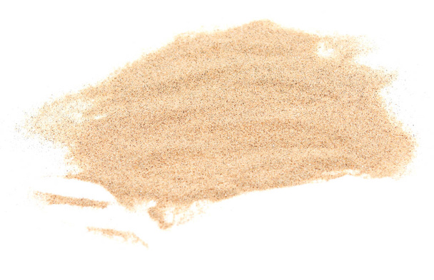 stos piasku izolowany na białym tle - Zdjęcie, obraz