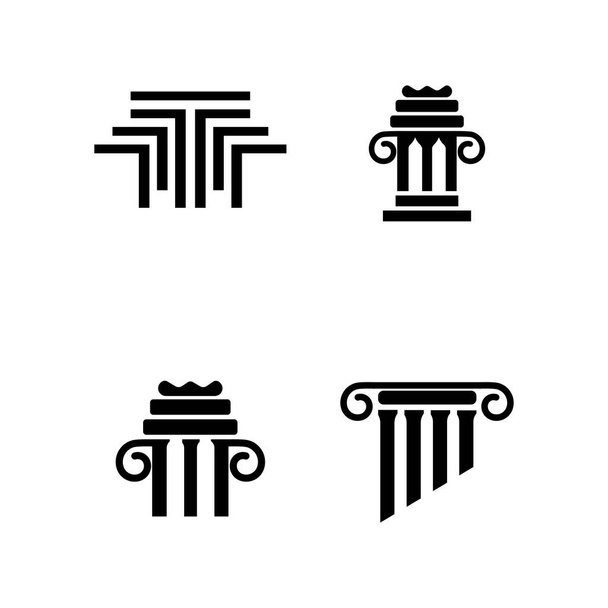 колонка Логотип Шаблон Векторні ілюстрації
 - Вектор, зображення