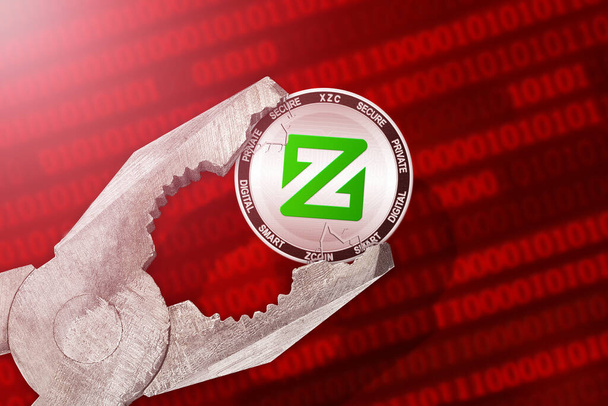 Zcoinの規制または制御、 Zcoin XZC暗号通貨コインは圧力下にあります。 - 写真・画像