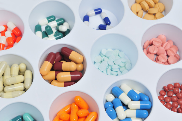 Assortment of pills and capsules - Foto, imagen