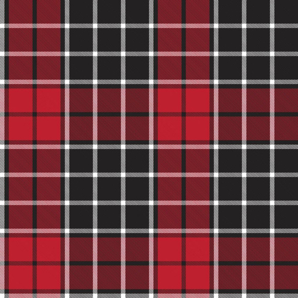 plaid rouge, à carreaux, motif tartan sans couture adapté aux textiles et graphiques de mode - Vecteur, image