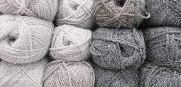 Gros plan des boules de laine - Photo, image