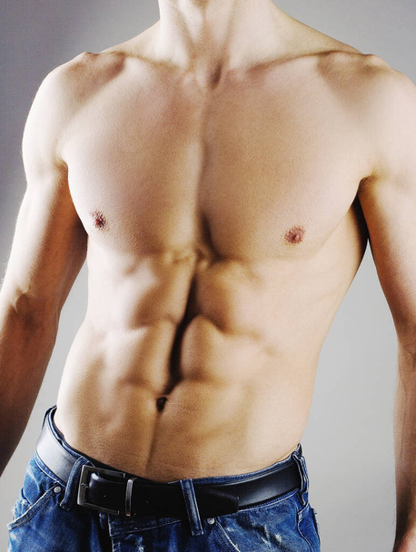Man showing off his six-pack - Photo, Image