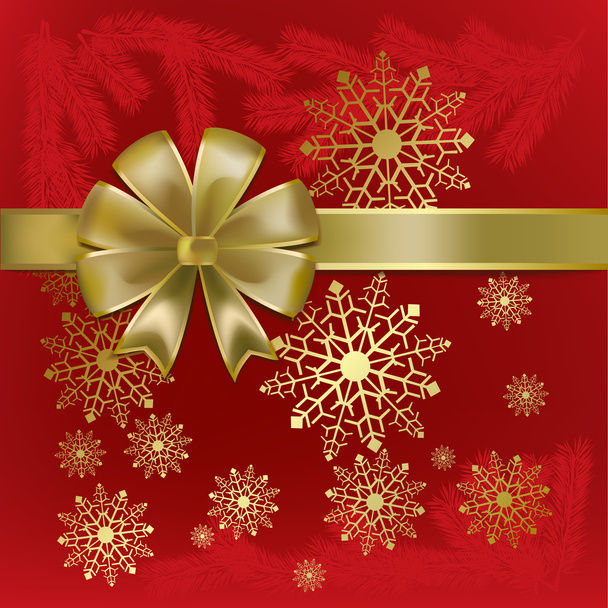 Christmas gift background - Vetor, Imagem
