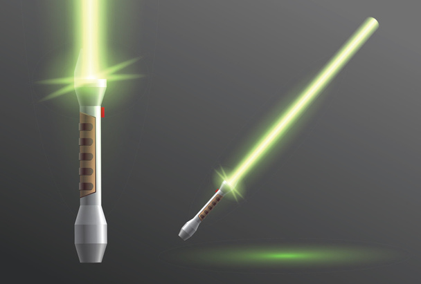 Векторная иллюстрация светового меча
 - Вектор,изображение