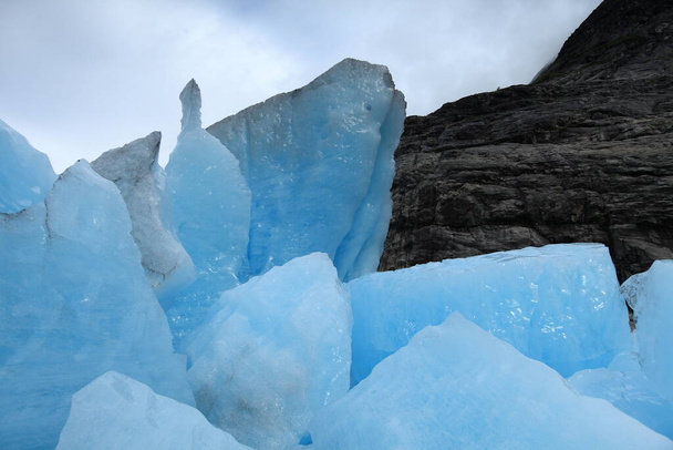 Nigardsbreen glacier in Jostedalen valley, Jostedalbreen national park, Norway - Foto, immagini