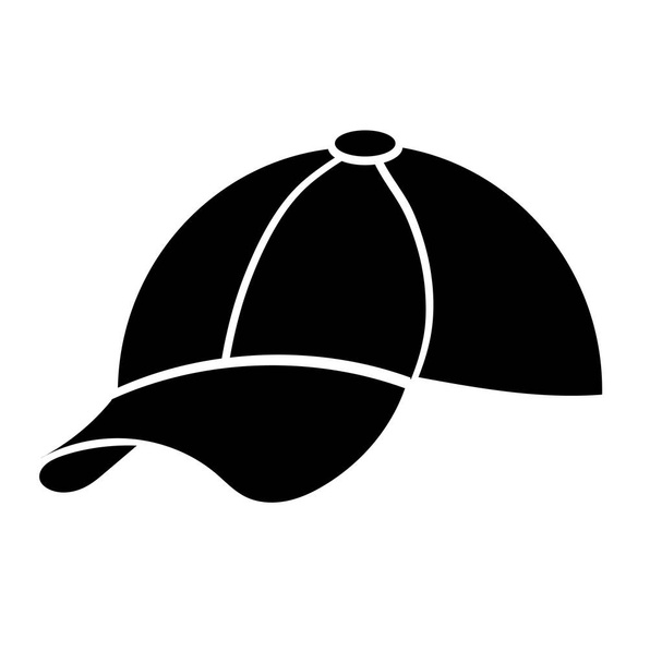 Hut-Symbol auf weißem Hintergrund - Vektor, Bild