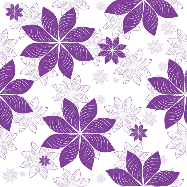 Vector seamless floral pattern texture - Vetor, Imagem