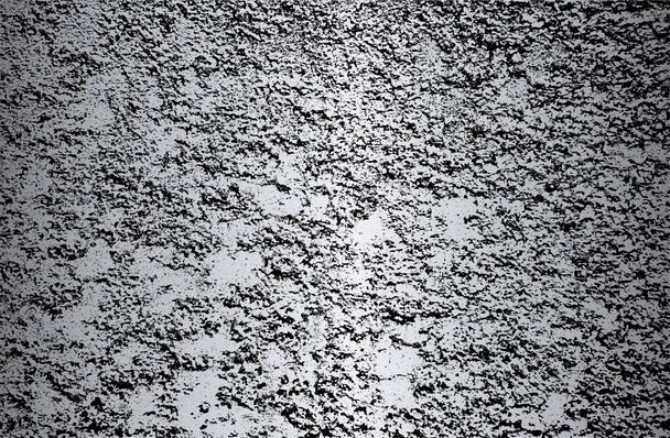 Textura de sobreposição angustiada de prata rachado concreto, pedra ou asfalto. fundo grunge. ilustração vetorial de meio tom abstrata
 - Vetor, Imagem