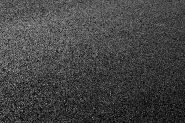 黒アスファルト路面の質感-背景 - 写真・画像