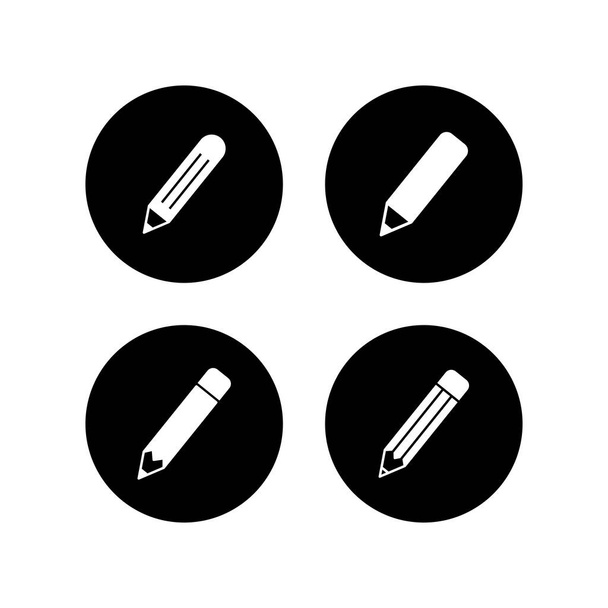 Ikony tužky nastaveny. Tužkový vektor ico - Vektor, obrázek