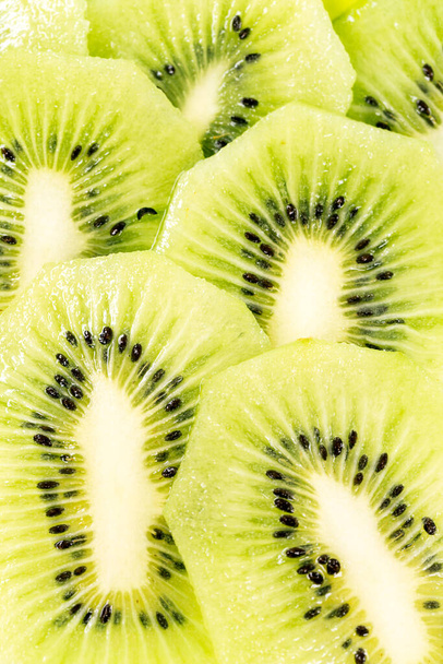kiwi fruits  slices, close up - Fotografie, Obrázek