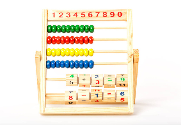 abacus isolated on a white background. - Photo, Image