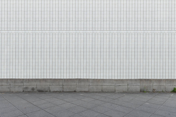 fundo de parede de rua, fundo industrial, rua urbana grunge vazio com parede de tijolo armazém - Foto, Imagem