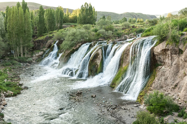 Beautiful view of Muradiye waterfalls at Eastern Anatolia, Van, Turkey - Фото, зображення