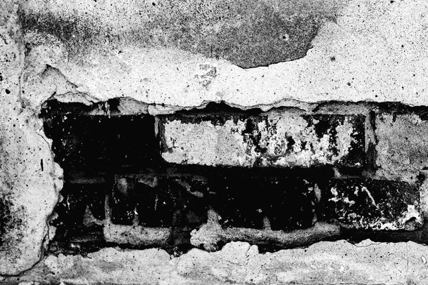 Vecchia parete grigia, fondo grunge cemento con texture in cemento naturale - Foto, immagini