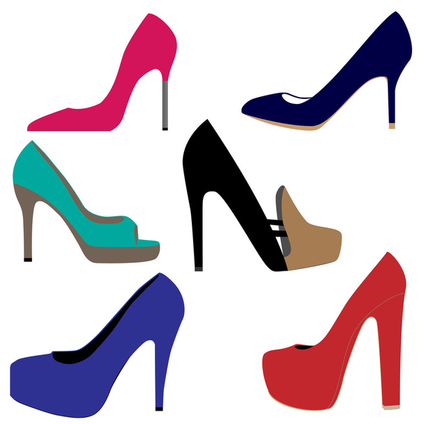 Women Shoes - Vector, Image