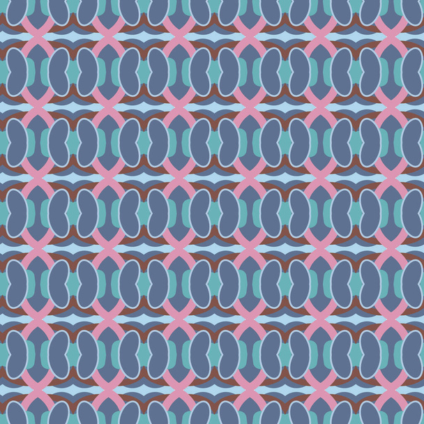 seamless pattern with geometric shapes, vector illustration - Διάνυσμα, εικόνα