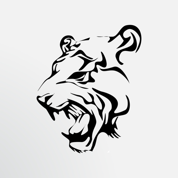 Tattoo tiger - Vektor, obrázek