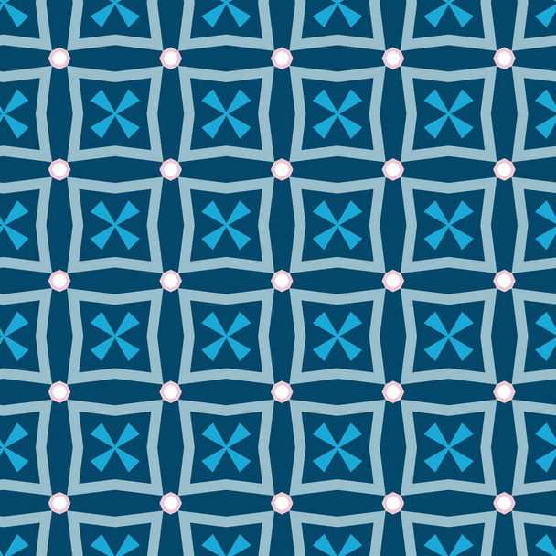 abstract kaleidoscope fabric seamless background, vector illustration  - Vektor, Bild
