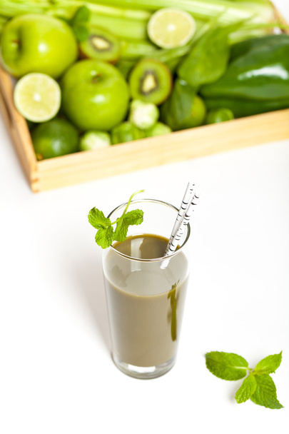 Zöld zöldség smoothie - Fotó, kép