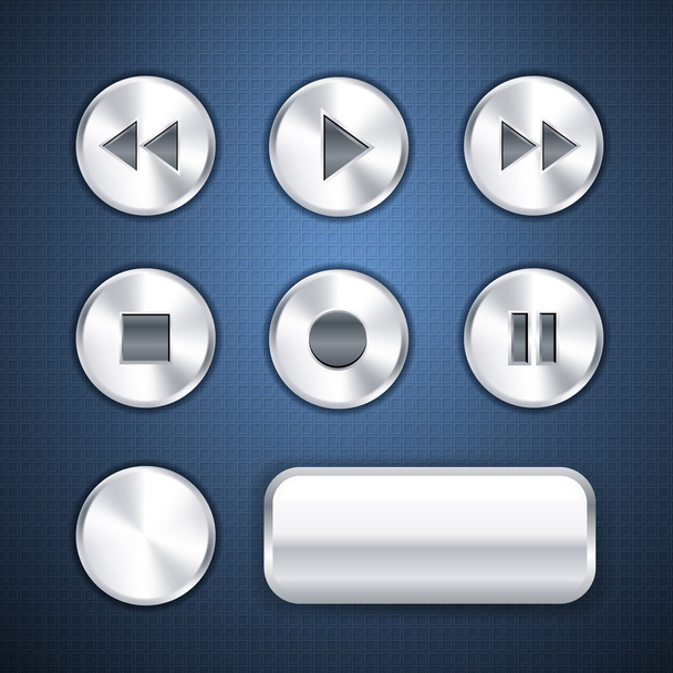 Player buttons - Вектор,изображение