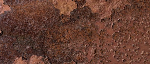 Rusty, corroded, peeling metal texture - Valokuva, kuva