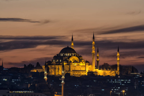 Kilátás nyílik a Hagia Szophia, Isztambul, Törökország - Fotó, kép