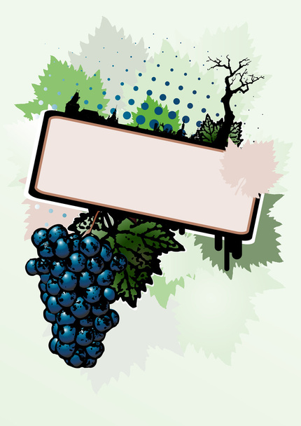 Wine poster - Vector, Image