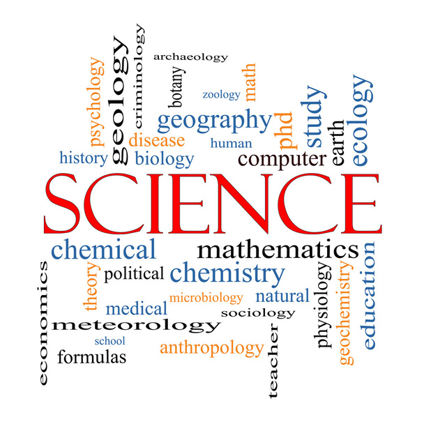 Science Word Cloud Concept - Photo, Image