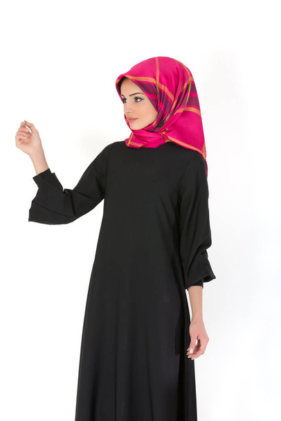 szép muszlim nő hidzsáb아름 다운 무슬림 여성 hijab - Fotó, kép