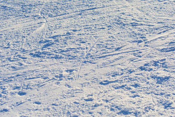 talvikausi, lumen peittämä maa tausta  - Valokuva, kuva