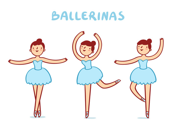 balerinák - Vektor, kép