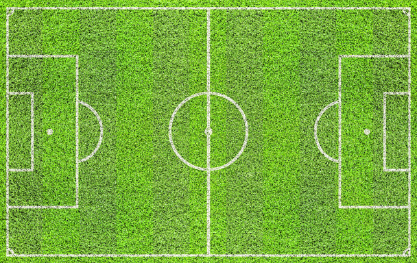 desenli çimen futbol sahası, futbol sahası - Fotoğraf, Görsel