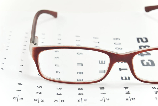 image of eyeglasses on white background - Photo, Image