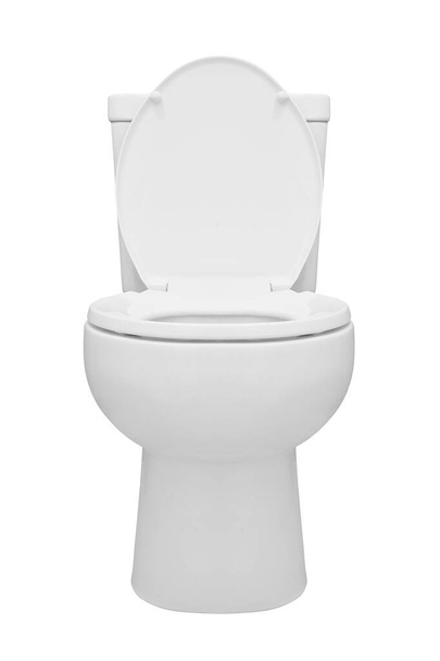 toilet kom geïsoleerd op witte achtergrond - Foto, afbeelding