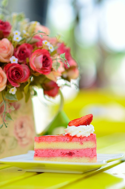 Strawberry cake - Photo, image