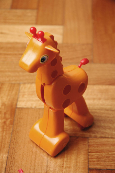 Close up of wooden horse Toy - Photo, Image