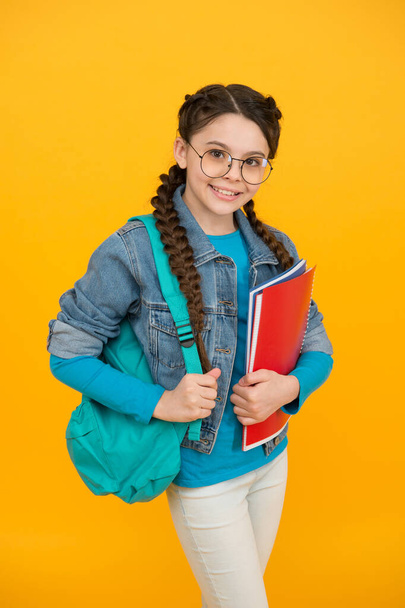 Education remains within you forever. Happy kid back to school. Compulsory primary education. Education and study. Home schooling. Private teaching. Grow your mind, feed it with education - Фото, изображение