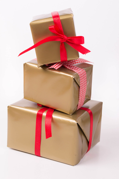 gestapelte Geschenkboxen - Foto, Bild